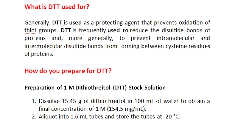 DTT DNAbiotech